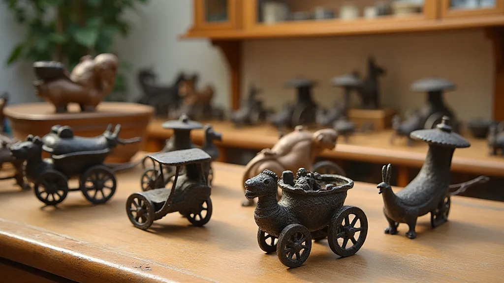 Early cast iron toy carriages
