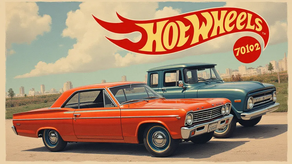 Vintage Hot Wheels advertisement.