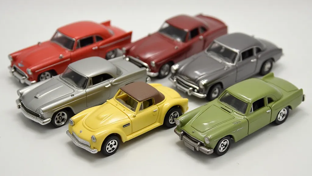 A collection of vintage Hot Wheels Redline cars.