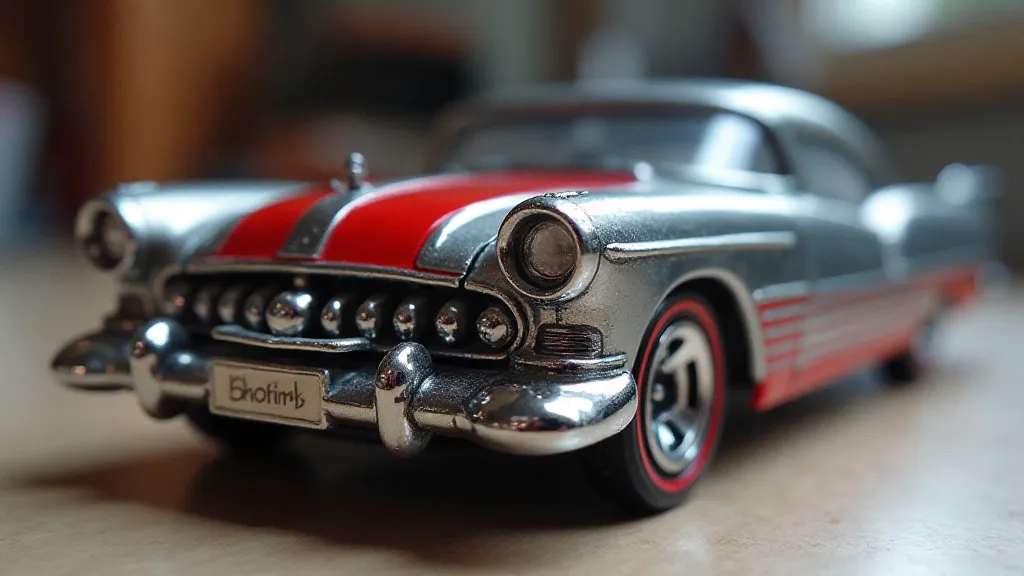 Close-up of a Hot Wheels Redline wheel with the red stripe.