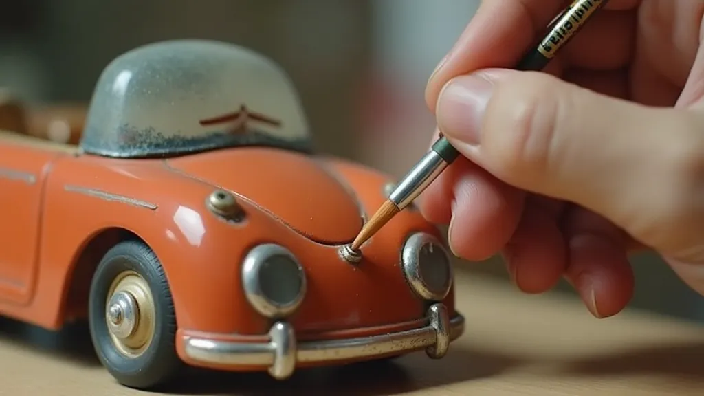 Touch up paint application