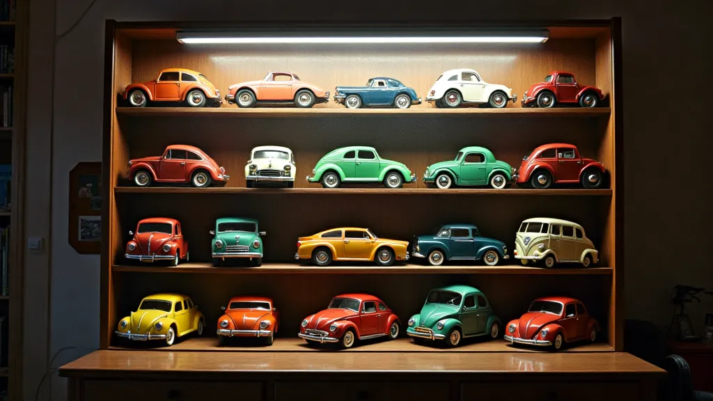 Vintage toy car collection